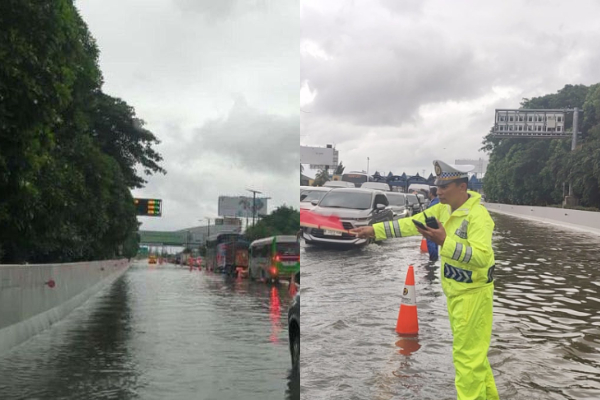 Sejumlah Titik Tol Sedyatmo Masih Tergenang Banjir, Jasa Marga Kerahkan Pompa Tambahan