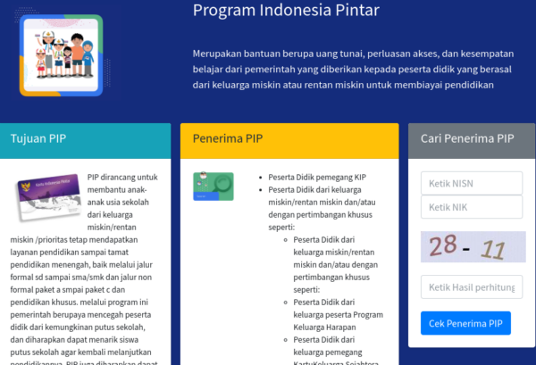 Cek Bansos PIP 2025