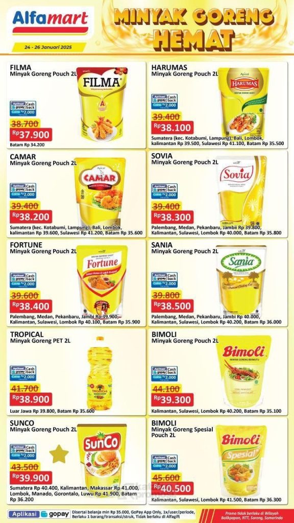 Promo JSM Alfamart Minyak Goreng