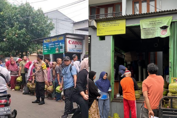 LPG 3 Kg di Depok Sulit, Warga Depok Harus Antri Panjang Berjam-jam Sambil Bawa Tabung Kosong