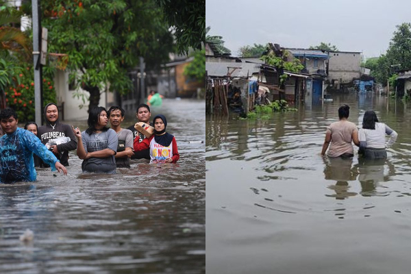 Banjir di Jakarta Barat Meluas, 16 RT dan 4 Ruas Jalan Terendam dalam Air