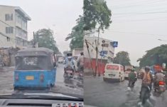 Jalan Daan Mogot Banjir, Kendaraan Terpaksa Harus Masuk Jalur Busway