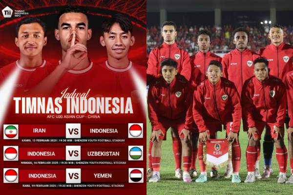 Jadwal Pertandingan Timnas U-20 Grup C Fase Piala Dunia Asia, Lengkap Februari-Maret 2025