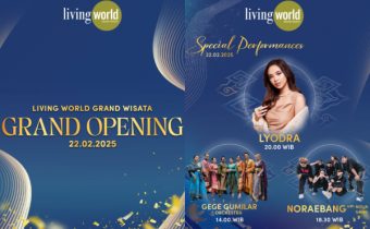 Grand Opening Living World Grand Wisata Bekasi Resmi Dibuka Hari Ini, Dimeriahkan oleh Lyodra hingga Noraebang