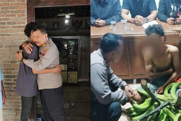 Viral! Dulu Heboh Diarak Karena Curi Pisang, Kini Remaja Pati Ini Diangkat Anak Asuh oleh Kapolsek