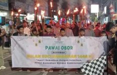 RW 01 Kelurahan Rawa Buaya Gelar Pawai Obor