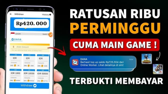 Aplikasi Penghasil Saldo DANA Gratis