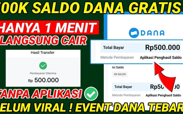 saldo dana gratis