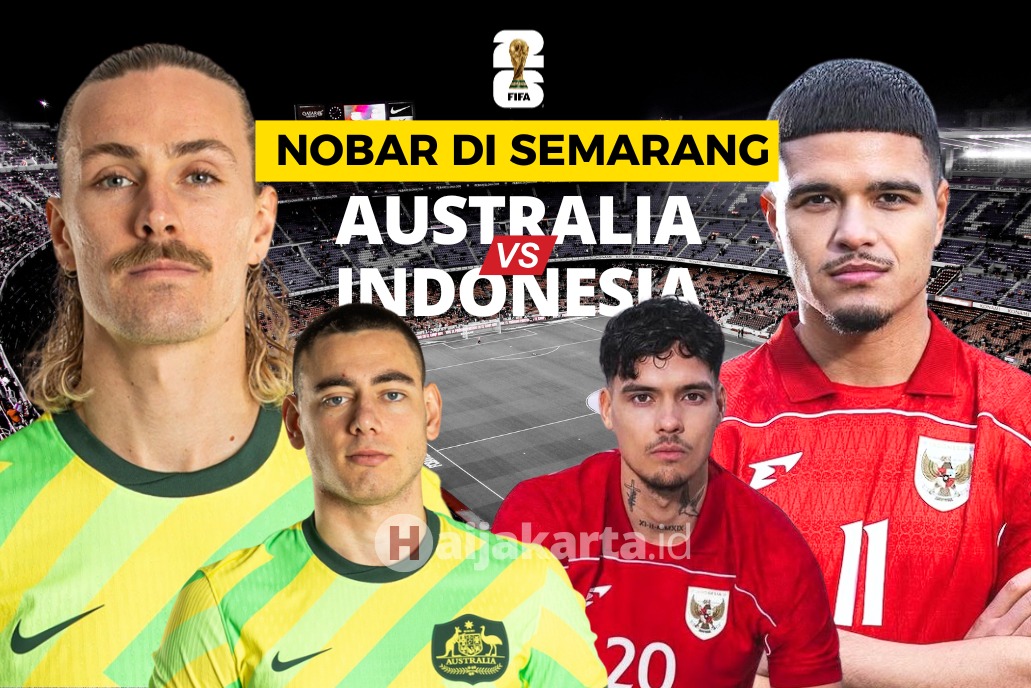 Tempat Nobar Timnas Indonesia vs Australia di Semarang