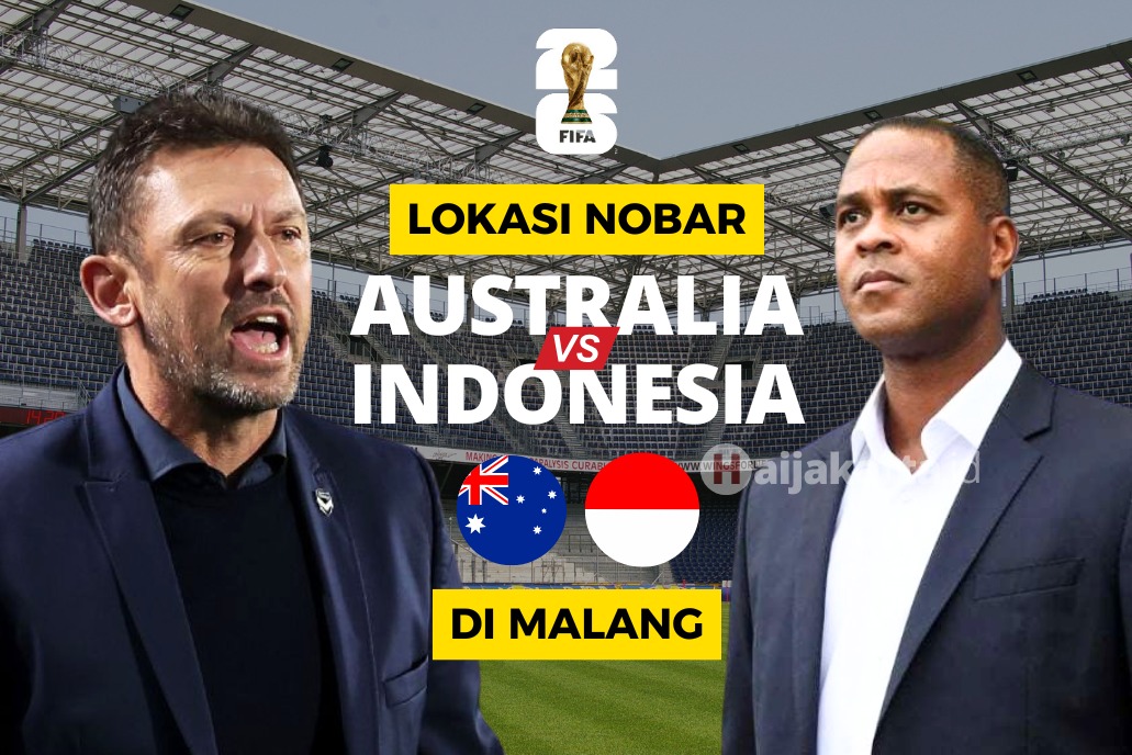 Lokasi Nobar Timnas Indonesia vs Australia di Malang