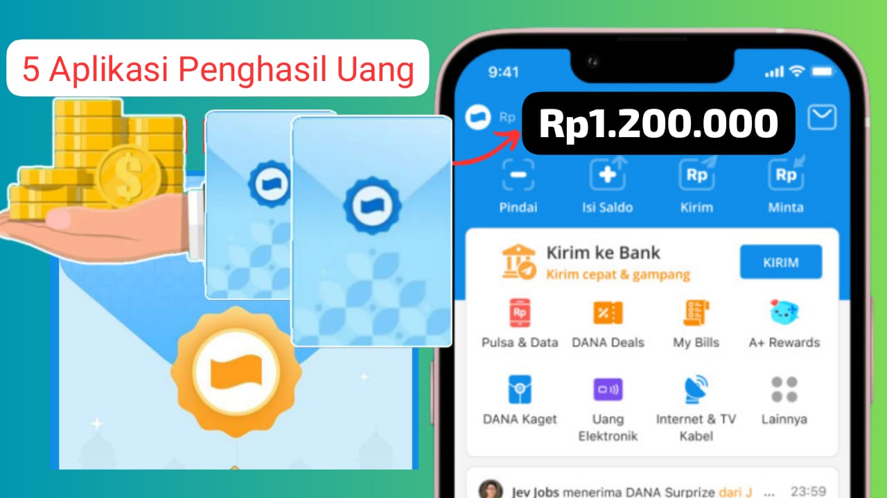 aplikasi penghasil saldo DANA gratis