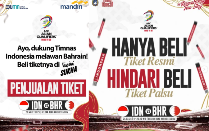 Cara Beli Tiket Timnas Indonesia Vs Bahrain