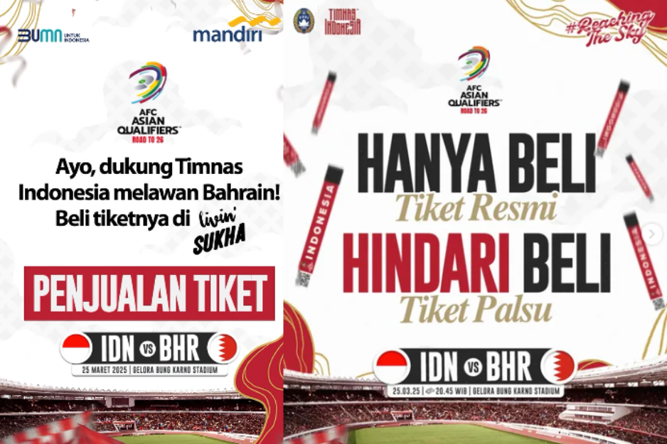 Cara Beli Tiket Timnas Indonesia Vs Bahrain