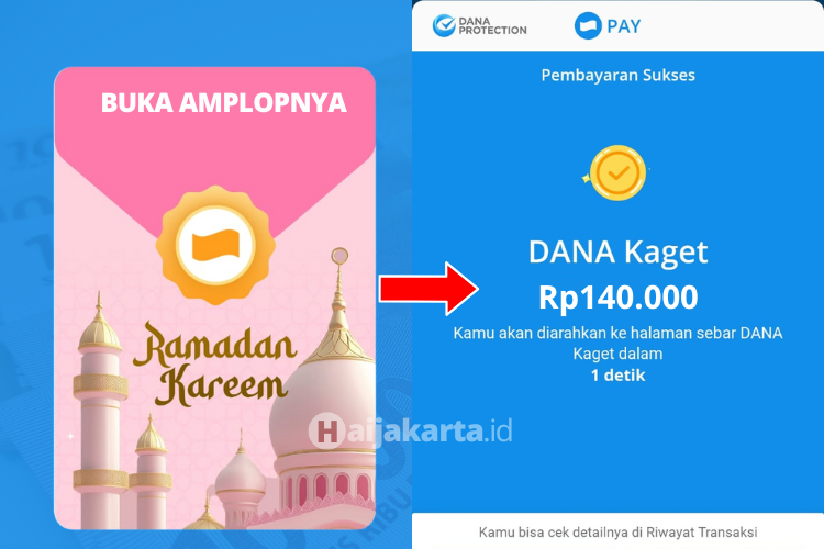 Link DANA Kaget Rp140.000 Hari Ini 9 Maret Menantimu! Saldo DANA Gratis Siap Kamu Dapatkan!