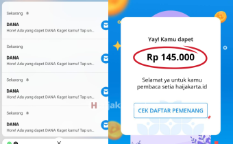 Link Saldo DANA Gratis Rp145.000 Lewat DANA Kaget, Klaim Hari Ini 13 Maret, Sikat Gaes!