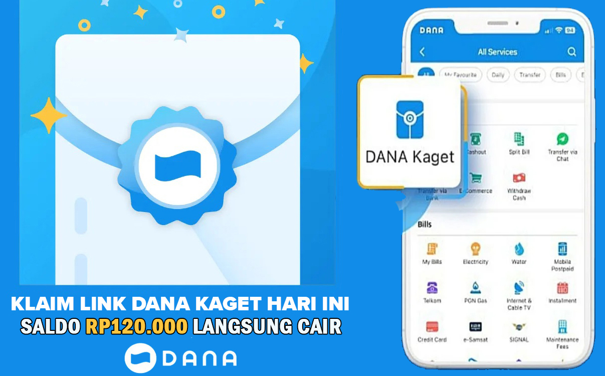 Link DANA Kaget Hari Ini 13 Maret Rp125.000 Langsung Masuk E-Wallet DANA