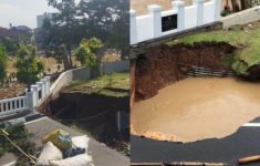 Parah! Jalan Dekat Jembatan Kemang Pratama Bekasi Ambles Usai Banjir, Begini Kondisinya Sekarang