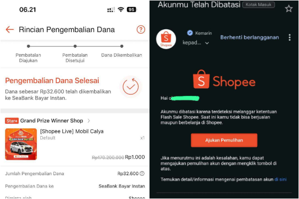 Hadiah Mobil Calya dari Flash Sale Shopee 3.3 Dibatalkan Sepihak, Konsumen Kecewa Tak Ada Penjelasan