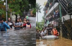 Update! Banjir Jakarta Meluas dengan Ketinggian Capai 3 Meter Lebih, 62 RT jadi Korban