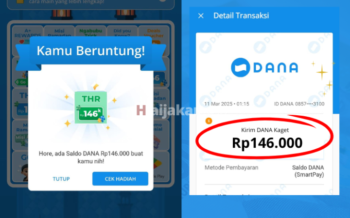 Link DANA Kaget Hari Ini