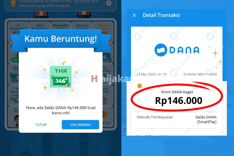 Link DANA Kaget Hari Ini