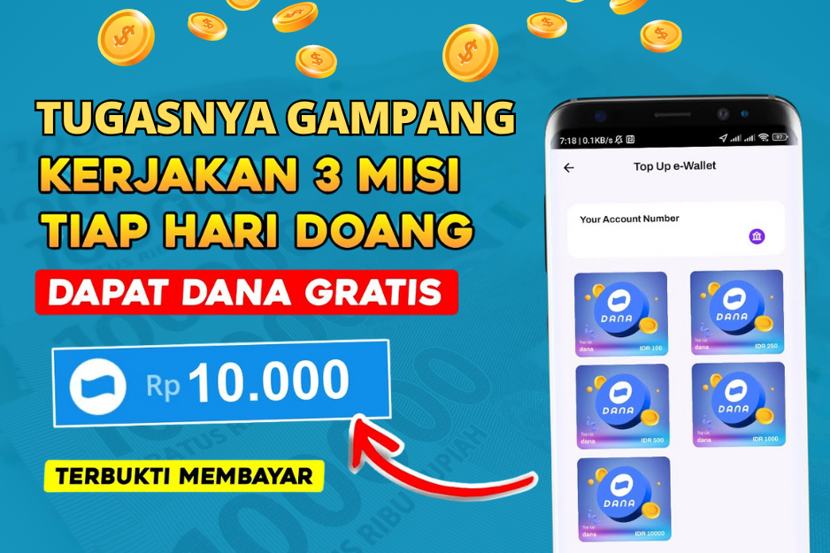 Game Penghasil Saldo DANA Gratis