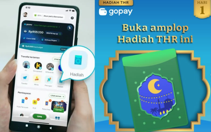 Dapatkan Saldo Dana Gratis Rp5 Juta Lewat THR Gopay, Begini Caranya!