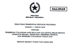 Aturan Pencairan THR 2025, Inilah 4 Kategori Pensiunan PNS yang Terima THR Sebelum Lebaran