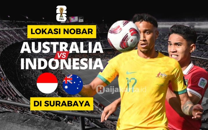 Lokasi Nobar Timnas Indonesia vs Australia di Surabaya