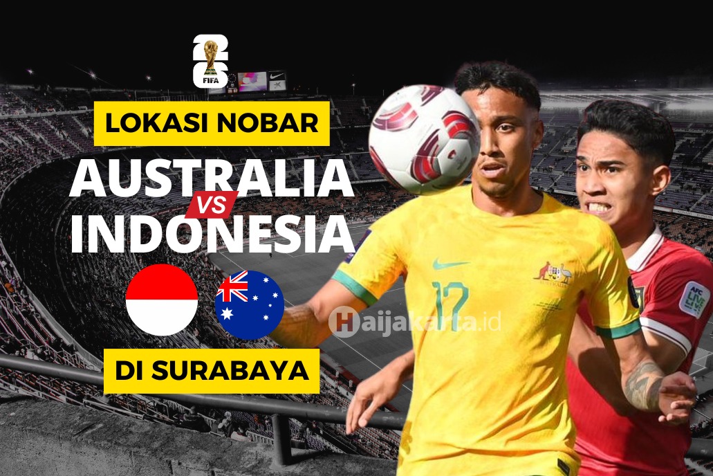 Lokasi Nobar Timnas Indonesia vs Australia di Surabaya