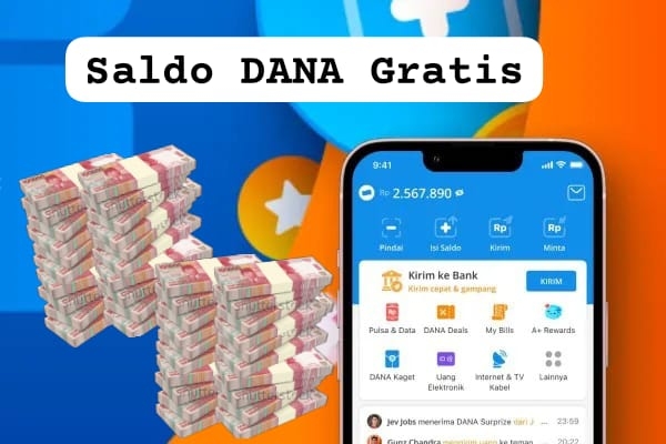 Aplikasi penghasil saldo DANA gratis