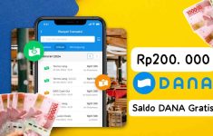 Aplikasi penghasil saldo DANA gratis