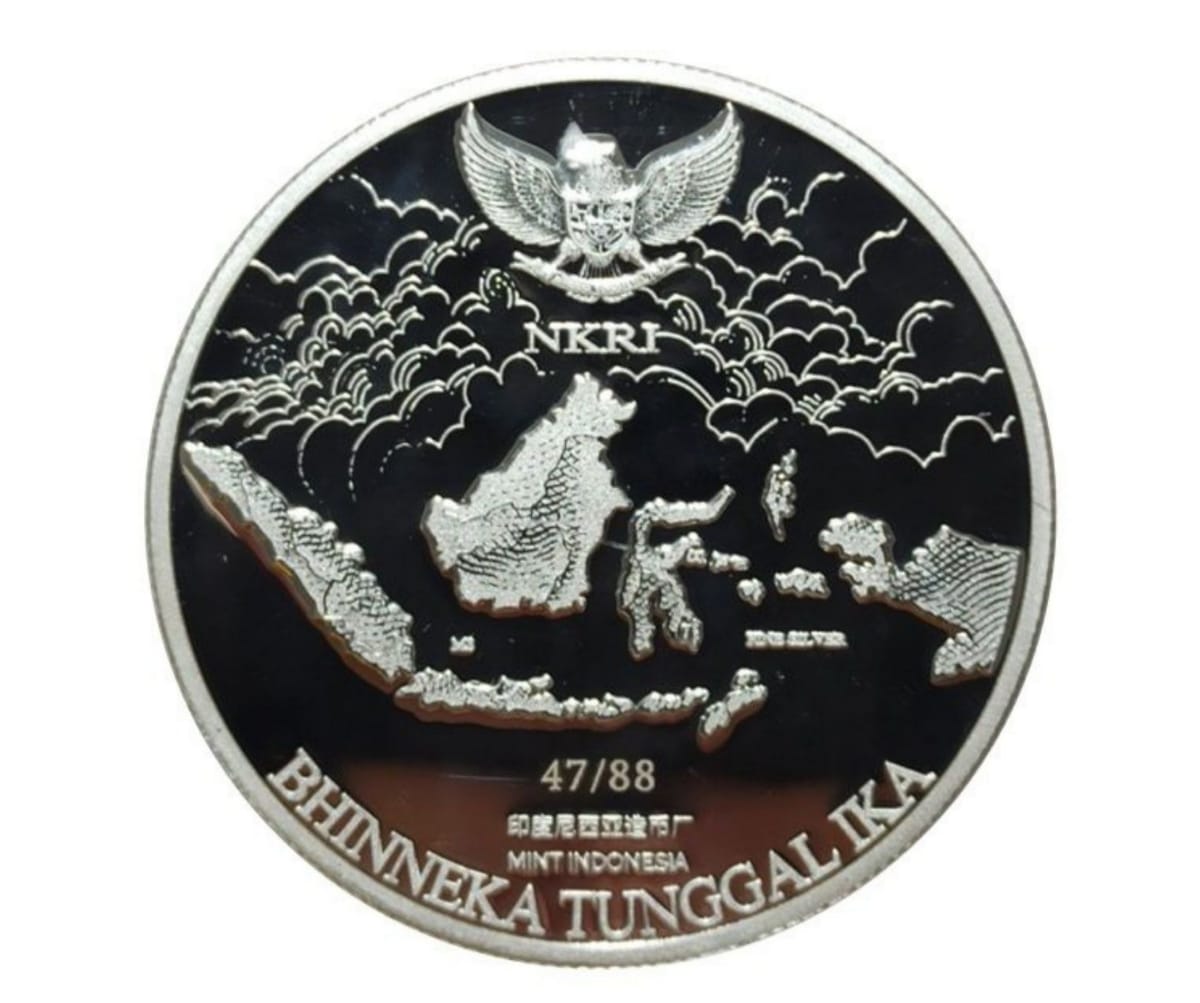 Koleksi Baru Koin Perak Tari Gong Dayak 2025