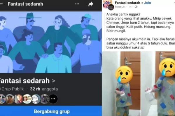 Bejat! Tersangka Grup Fantasi Sedarah Jual Konten Pornografi Anak, Tarif Rp 50 Ribu 20 Video