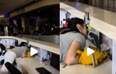 Perempuan Bernyanyi Pakai Mikrofon Pengumuman di Mall PIK Avenue, Netizen: Dikira Lucu Kali ya!