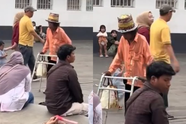 Viral! Pak Tarno Diduga Mengemis di Kota Tua, Netizen Heboh Komentari Penampilan Terbaru