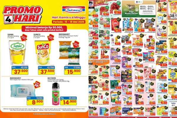 Promo JSM Indomaret dan Superindo 16-18 Mei 2025, Mulai dari Beras, Minyak Goreng 2L hingga Buah Segar