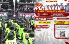 Pendaftaran Barak Militer 2025 di Depok, Khusus Kategori Anak Usia 13-15 Tahun, Cek Persyaratannya!