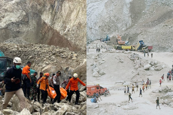4 Pekerja Tambang Tewas Tertimbun Longsor di Gunung Kuda Cirebon, 6 Korban Lain Belum Ditemukan