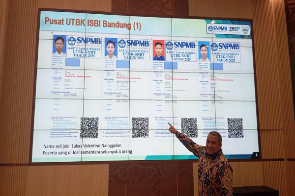 Foto Lucas Joki UTBK 2025 Tersebar, Gunakan AI Lancarkan Aksi Jadi 4 Peserta