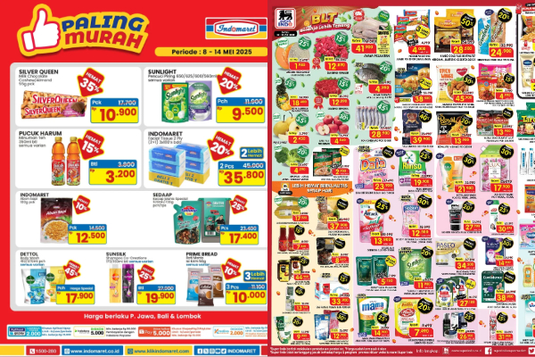 Promo JSM Indomaret dan Superindo Periode 9 - 11 Mei 2025 Lengkap, Minyak Goreng Filma 2 Liter Paling Murah Cuma RP30Ribuan