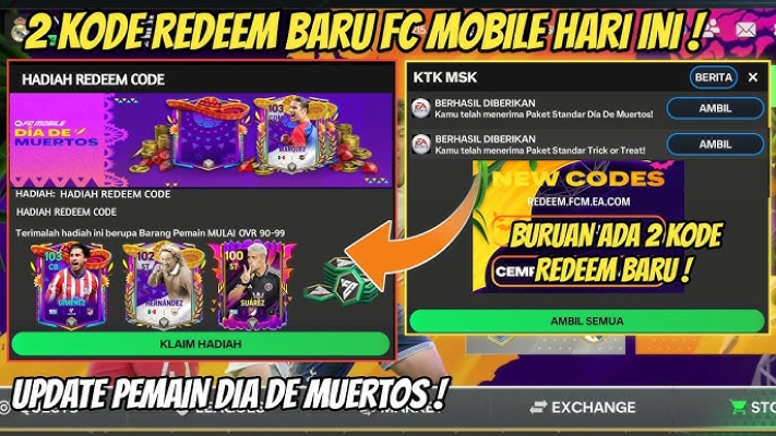kode redeem fc mobile