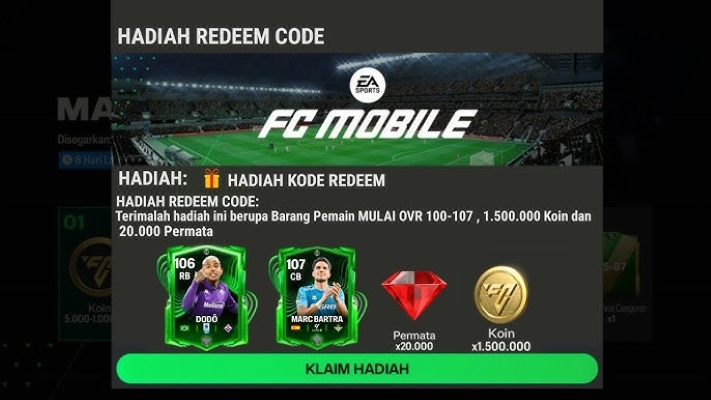 Kode Redeem FC Mobile