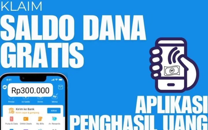 Aplikasi penghasil saldo DANA gratis