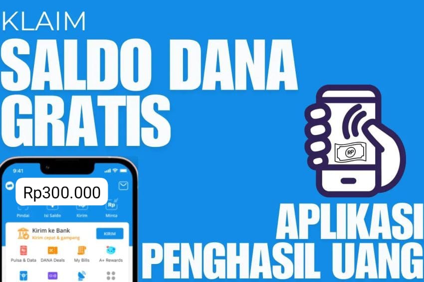 Aplikasi penghasil saldo DANA gratis