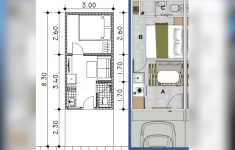 Desain Rumah Subsidi 18 meter