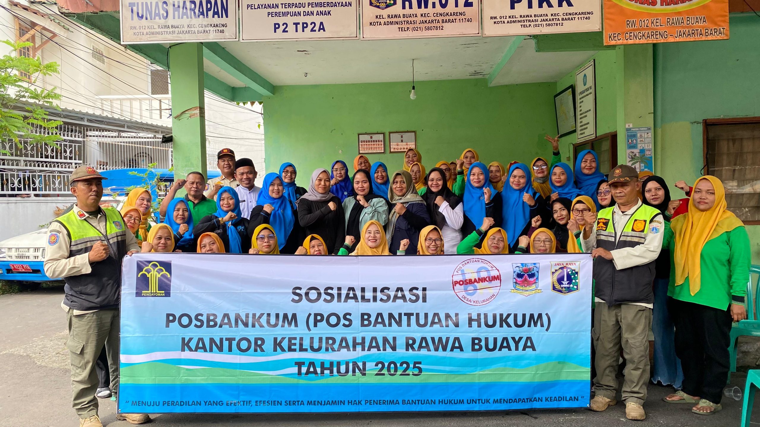 Kelurahan Rawa Buaya Gelar Sosialisasi Posbankum