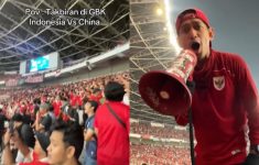 Ibnu Jamil Pimpin Takbiran Saat Pertandingan Timnas vs China di GBK, Netizen: Pantesan Menang Jalur Langitnya Kuat Banget!