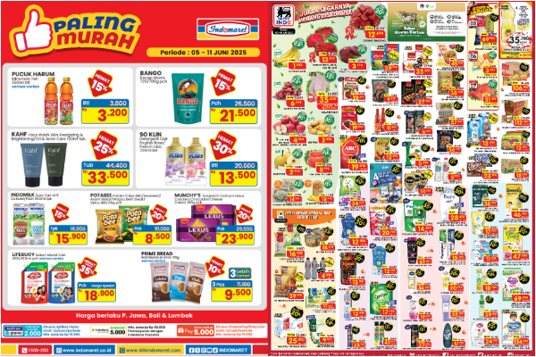 Promo JSM Indomaret dan Superindo Spesial 6-8 Juni 2025, Khaf Facial Foam Diskon 25 Persen, Cek!
