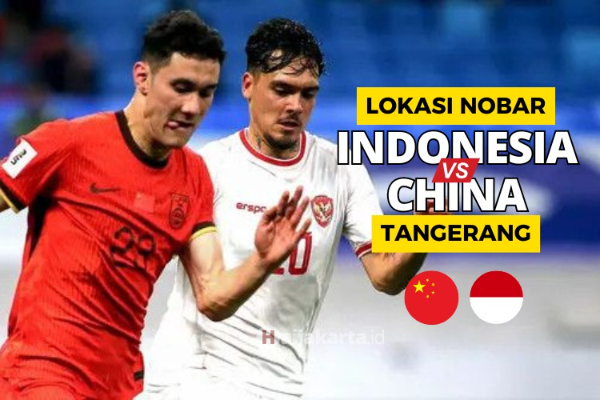 Nobar Timnas Indonesia vs China di Tangerang, Lanjutan Kualifikasi Piala Dunia 2026 Zona Asia